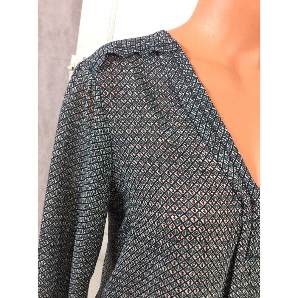 Max Studio Career Blouse Top Womens Small - Picture 2 of 6